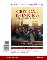 9780205158812-0205158811-Critical Thinking: Consider the Verdict, Books a la Carte Edition