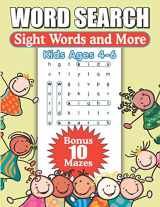 9781087484518-1087484510-Sight Words And More Kids Ages 4 – 6: Large Print Word Find Puzzles