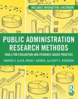 9780415895309-0415895308-Public Administration Research Methods: Tools for Evaluation and Evidence-Based Practice