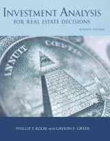 9781427783141-1427783144-Investment Analysis for Real Estate Decisions, 7th Edition
