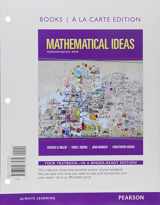 9780321977410-0321977416-Mathematical Ideas with Integrated Review, Books a la carte Edition, plus MyLab Math Student Access Card and Sticker
