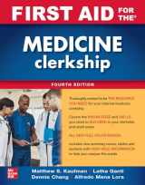9781260460629-1260460622-First Aid for the Medicine Clerkship, Fourth Edition