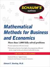 9780071635325-0071635327-Schaum's Outline of Mathematical Methods for Business and Economics (Schaum's Outlines)
