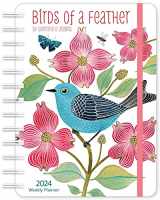 9781631369681-1631369687-Geninne Zlatkis 2024 Weekly Planner: Birds of a Feather | Travel-Size 12-Month Calendar | Compact 5" x 7" | Flexible Cover, Wire-O Binding, Elastic Closure, Inner Pockets