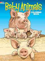 9780486433318-0486433315-Baby Animals Coloring Book (Dover Coloring Books)