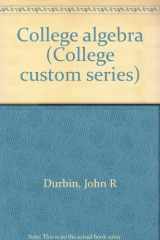 9780070183513-0070183511-College algebra (College custom series)