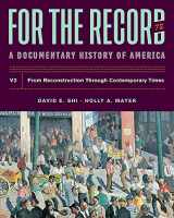 9780393673807-0393673804-For The Record: A Documentary History