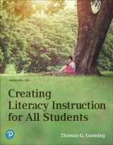 9780134986395-0134986393-Creating Literacy Instruction for All Students -- MyLab Education with Pearson eText Access Code
