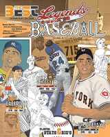 9781546736875-1546736875-Legends of Baseball: Coloring, Activity and Stats Book for Adults and Kids: featuring: Babe Ruth, Jackie Robinson, Joe DiMaggio, Mickey Mantle and more! (35 BEST BIOGRAPHY)
