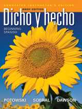 9780470922262-0470922265-Dicho y hecho: Beginning Spanish (Spanish Edition)