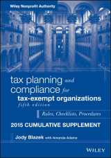 9781119203445-1119203449-Tax Planning and Compliance for Tax-Exempt Organizations: Rules, Checklists, Procedures - 2015 Cumulative Supplement (Wiley Nonprofit Authority)