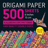 9780804849357-0804849358-Origami Paper 500 sheets Kaleidoscope Patterns 6" (15 cm): Tuttle Origami Paper: Double-Sided Origami Sheets Printed with 12 Different Designs (Instructions for 6 Projects Included)