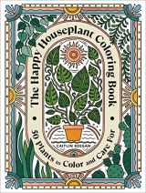 9780593578803-0593578805-The Happy Houseplant Coloring Book: 50 Plants to Color and Care For: An Indoor Gardening Coloring Book