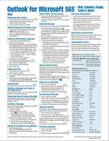 9781944684815-1944684816-Microsoft Outlook 365 Mail, Calendar, People, Tasks, Notes Quick Reference - Windows Version (Cheat Sheet of Instructions, Tips & Shortcuts - Laminated Guide)