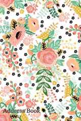 9781537679211-153767921X-Address Book: Pink Floral Design | Birthdays & Address Book for Contacts, Addresses, Phone Numbers, Email, Alphabetical Organizer Journal Notebook (Address Books)