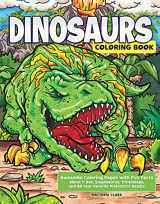 9781641241359-1641241357-Dinosaurs Coloring Book: Awesome Coloring Pages with Fun Facts about T. Rex, Stegosaurus, Triceratops, and All Your Favorite Prehistoric Beasts (Happy Fox Books) 40 Designs for Kids Ages 4-8 to Color