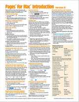 9781944684969-1944684964-Pages for Mac Quick Reference Guide, version 8 Introduction (Cheat Sheet of Instructions, Tips & Shortcuts - Laminated Card)