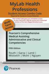 9780137849451-0137849451-Pearson's Comprehensive Medical Assisting -- MyLab Health Professions with Pearson eText + Print Combo Access Code