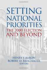 9780815774020-0815774028-Setting National Priorities: The 2000 Election and Beyond