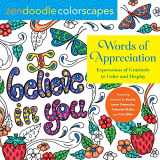 9781250275394-1250275393-Zendoodle Colorscapes: Words of Appreciation: Expressions of Gratitude to Color and Display