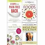 9789123653546-912365354X-8 steps to a pain-free back, hidden healing powers of super & whole foods, healthy medic food for life and healing back pain 4 books collection set - natural posture solutions for pain in the back