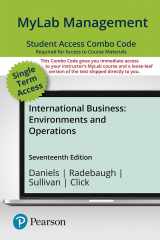 9780137597314-0137597312-International Business -- MyLab Management with Pearson eText + Print Combo Access Code