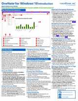 9781941854662-1941854664-Microsoft OneNote for Windows 10 Introduction Quick Reference Training Tutorial Guide (Cheat Sheet of Instructions, Tips & Shortcuts - Laminated Card)