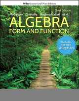 9781119765844-1119765846-Algebra: Form and Function, 2e WileyPLUS Card Set Single Term: Form and Function