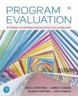 9780137547678-0137547676-Program Evaluation: Alternative Approaches and Practical Guidelines
