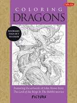 9781600583988-1600583989-Coloring Dragons: Featuring the artwork of John Howe from The Lord of the Rings & The Hobbit movies (PicturaTM)