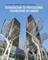 9780133575224-0133575225-Introduction to Professional Engineering in Canada, Fourth Canadian Edition (4th Edition)