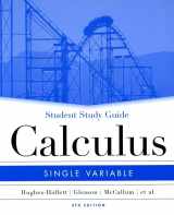 9780471659969-0471659967-Student Study Guide to accompany Calculus: Single Variable, 4th Edition