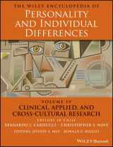 9781119057475-1119057477-The Wiley Encyclopedia of Personality and Individual Differences, Clinical, Applied, and Cross-Cultural Research: Clinical, Applied, and ... and Individual Differences, Volume 4)