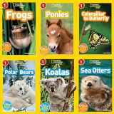 9780804184847-0804184844-National Geographic Readers Level 1 : Caterpillar to Butterfly, Ponies, Frogs, Koalas, Sea Otters, Polar Bears - 6 Book Set