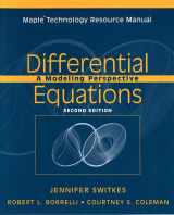 9780471447849-0471447846-Differential Equations, Maple Technology Resource Manual: A Modeling Perspective