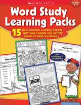 9780439903639-0439903637-Word Study Learning Packs: 15 Reproducible Learning Charts with Easy Lessons and Activity Sheets to Build Vocabulary