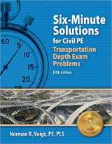 9781591264675-1591264677-Six-Minute Solutions for Civil PE Exam Transportation Problems, 5th Ed