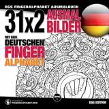 9783864690426-3864690420-31x2 Ausmalbilder mit dem deutschen Fingeralphabet: DGS Fingeralphabet Ausmalbuch (Sign Language Alphabet Coloring Books) (German Edition)