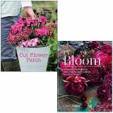 9789123959204-9123959207-The Cut Flower Patch: Grow your own cut flowers all year round By Louise Curley & In Bloom: Growing, harvesting and arranging flowers all year round By Clare Nolan 2 Books Collection Set