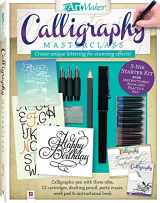 9781488910104-1488910103-Art Maker Calligraphy Masterclass Kit-3 Nib Starter Kit plus Instructional Book and Practice Pad