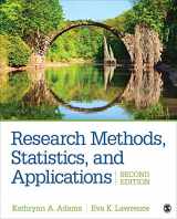 9781506350455-1506350453-Research Methods, Statistics, and Applications