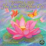 9781631369087-1631369083-You Can Heal Your Life 2023 Wall Calendar: Inspirational Affirmations by Louise Hay | 12" x 24" Open | Amber Lotus Publishing