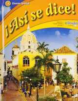 9780078929380-0078929385-¡Así se dice! Level 1, Student Edition (GLENCOE SPANISH) (Spanish Edition)