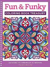 9781497200210-1497200210-Fun & Funky Coloring Book Treasury: Designs to Energize and Inspire (Design Originals) 208 Pages with 96 Groovy One-Side-Only Designs on Extra-Thick Perforated Paper in a Handy Spiral Lay-Flat Binding