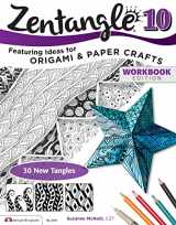 9781574213874-1574213873-Zentangle (R) 10, Workbook Edition: Dimensional Tangle Projects (Design Originals) 30 New Tangles Featuring Ideas for Origami and Paper Crafts (Zentangle Basics)