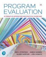 9780137547586-0137547587-Program Evaluation: Alternative Approaches and Practical Guidelines [RENTAL EDITION]