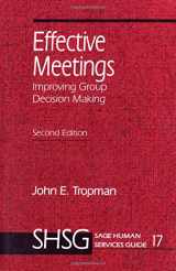 9780761900214-0761900217-Effective Meetings: Improving Group Decision Making (SAGE Human Services Guides)