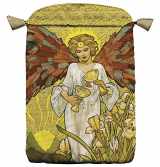 9780738763484-0738763489-Golden Art Nouveau Tarot Satin Bag (Golden Art Nouveau Tarot, 4)