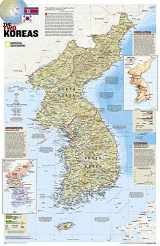 9780792249955-079224995X-North Korea, South Korea, The Forgotten War: 2 sided [Tubed] (National Geographic Reference Map)