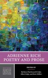 9780393265439-0393265439-Adrienne Rich: Poetry and Prose: A Norton Critical Edition (Norton Critical Editions)